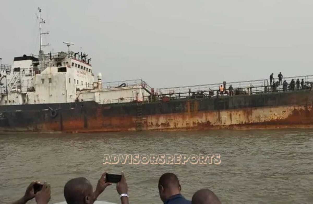Tantita arrests MT Harbour Spirit for crude oil theft in Delta State