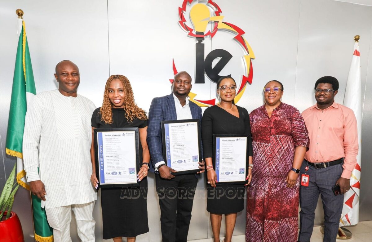 Ikeja Electric attains triple certification in quality, environmental, safety management systems