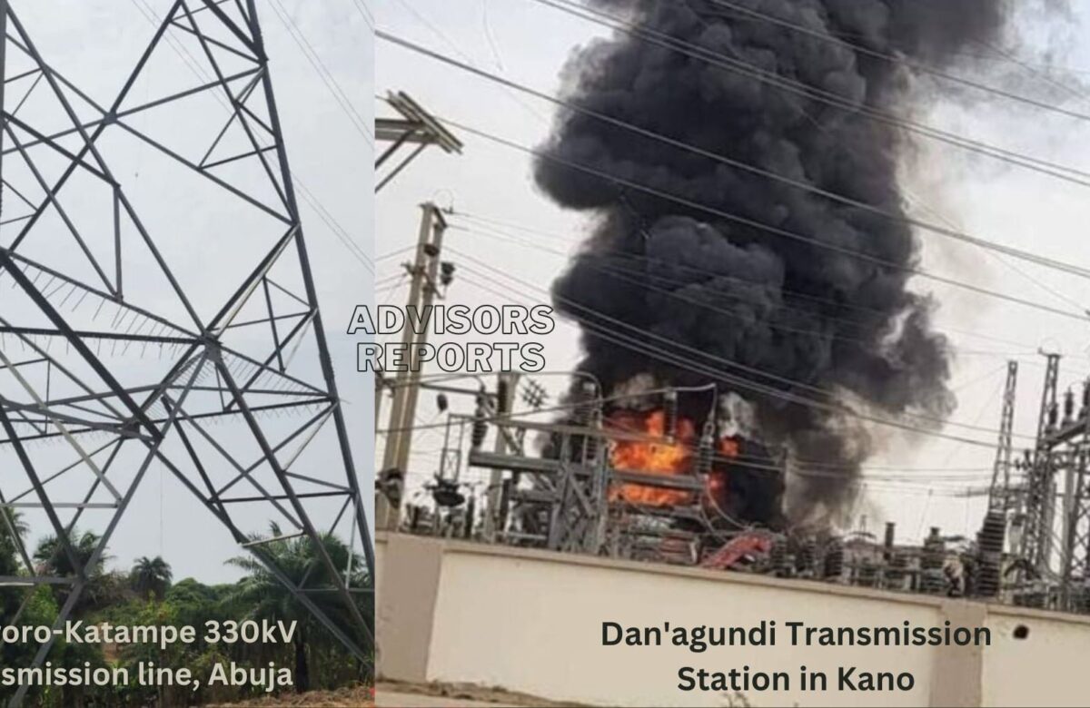 Simultaneous attacks on TCN infrastructure: Dan’agundi substation in flames, as vandals hit Shiroro-Katampe 330kV line