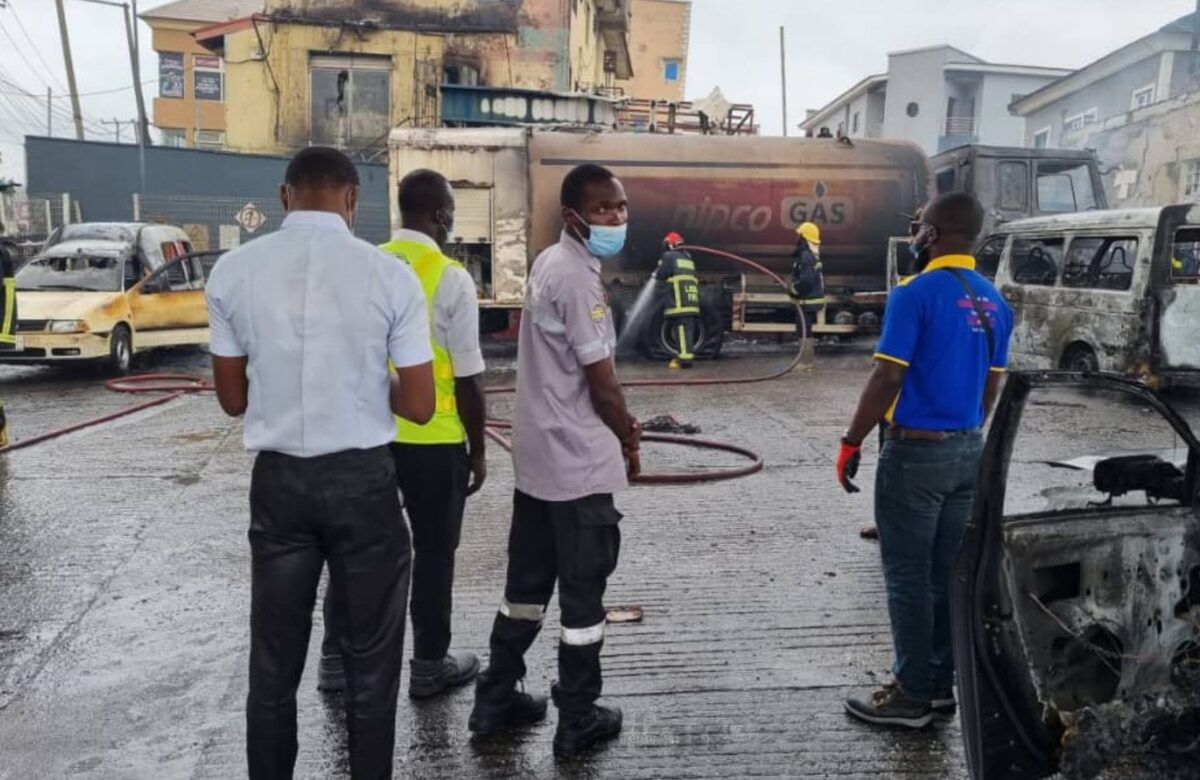 11 Plc tackles Ikeja fire incident, confirms evacuation of injured victims to hospital