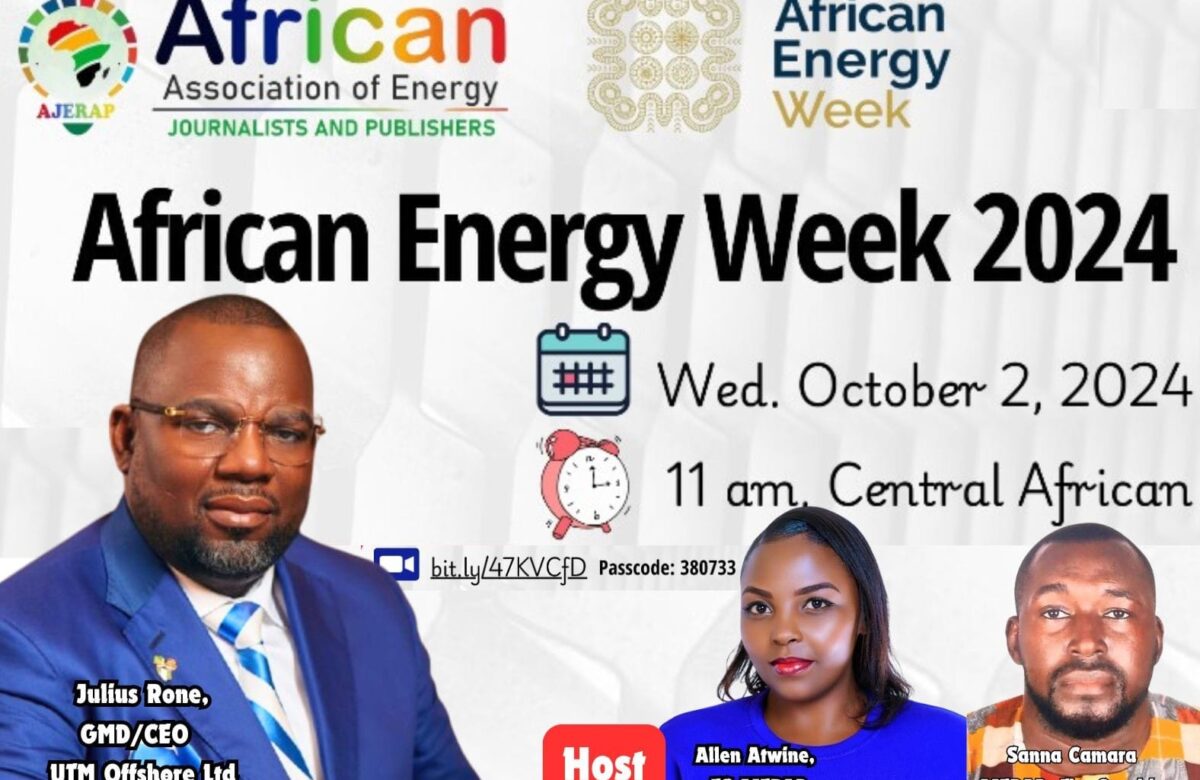 AJERAP invites oil, gas leaders to exclusive one-on-one engagement with Julius Rone, GMD/CEO, UTM offshore Ltd on Oct. 2, 2024