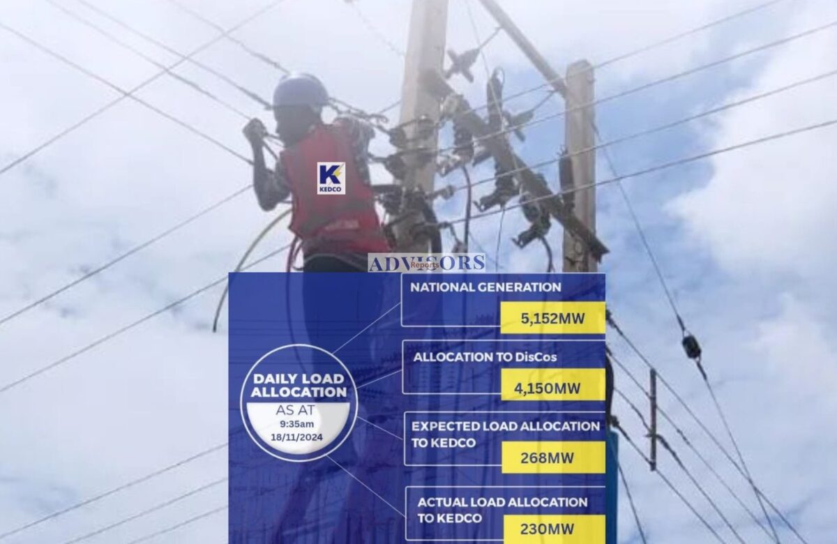 KEDCO distributes 230MW as power restoration to Northeast, Northwest improves after TCN energizes Ugwuaji-Apir 330kV line 2
