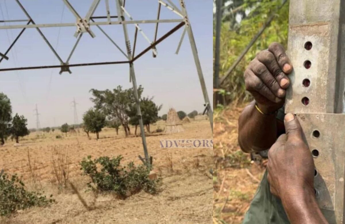 Over 20 transmission towers vandalized between January 10-17, 2025