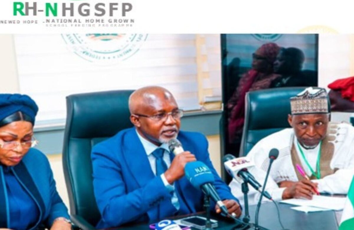 Federal Government relaunches School Feeding Programme for primary pupils