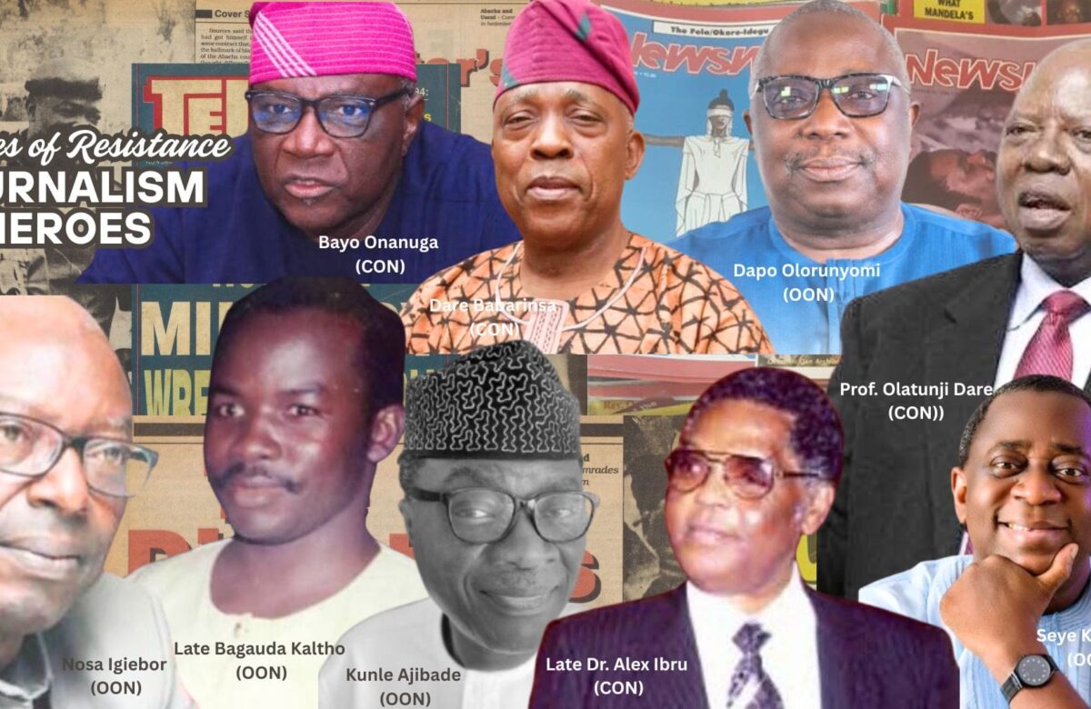 #June12: Tinubu awards national honours to Kaltho, Prof. Dare, Ibru,Olorunyomi, for defending press freedom