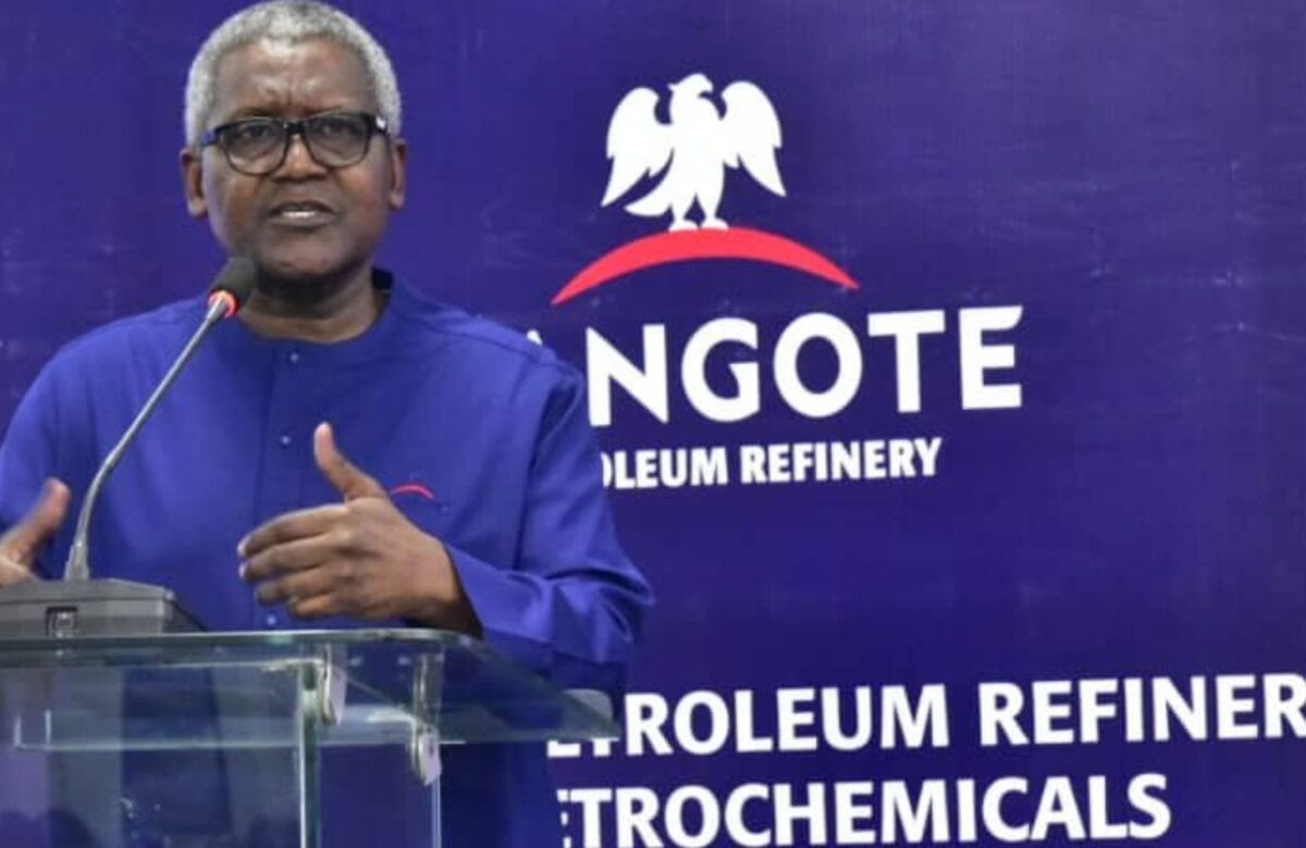 Dangote refinery to end U.S. crude imports, targets 100% local supply by December 2025