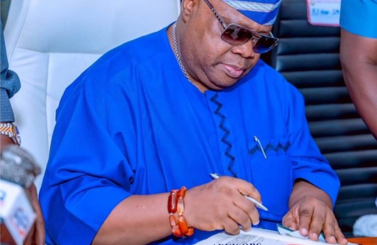  Governor Adeleke signs Osun state Electricity Market Regulatory bill